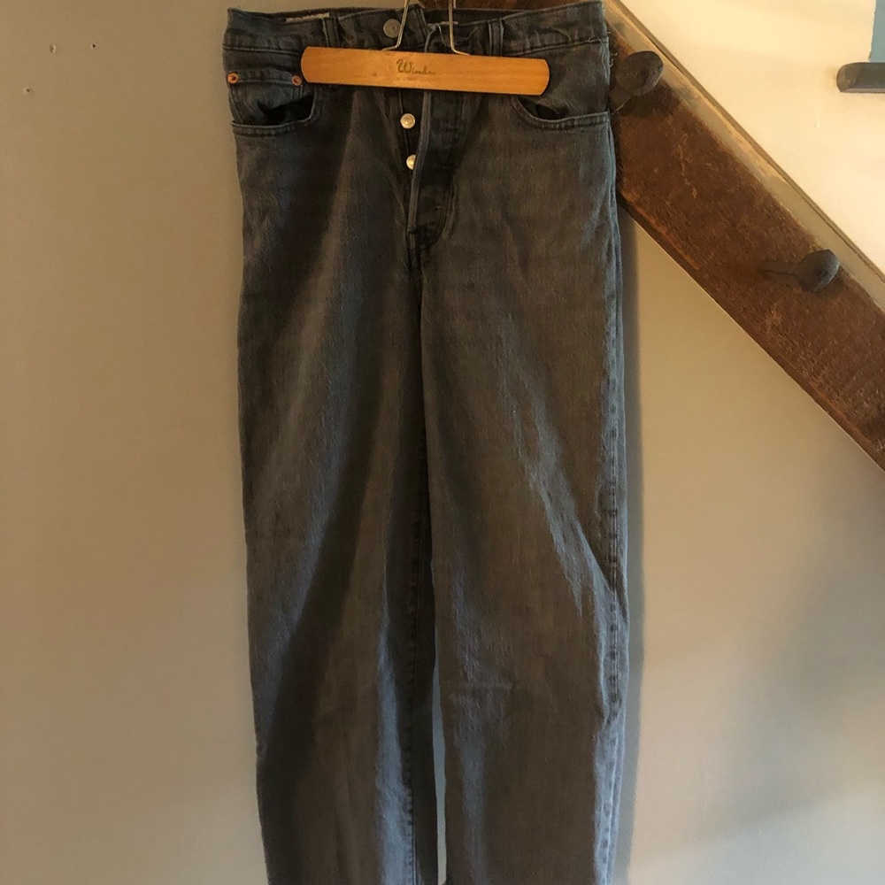 Levis Ribcage Straight Jeans